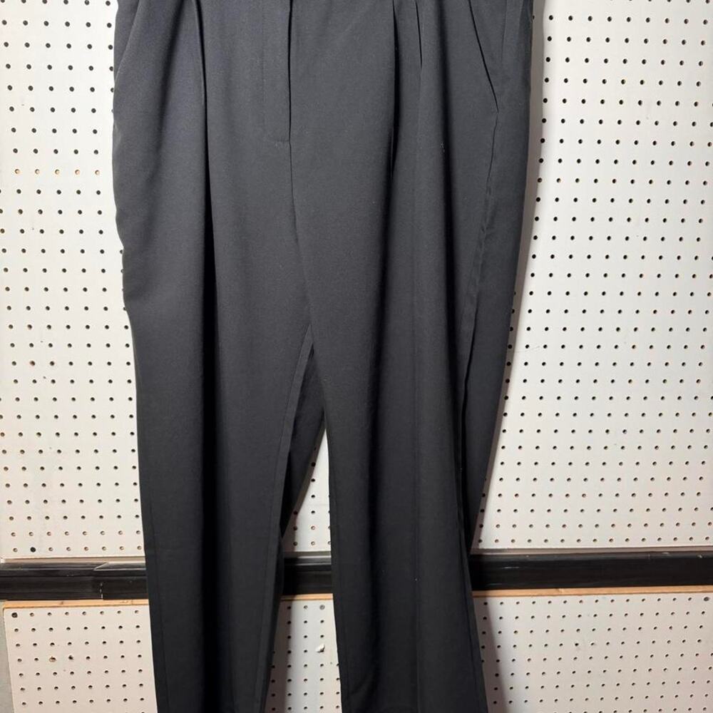NEW Abercrombie & Fitch Sloane Tailored Pants Women's 36 Black Baggy Wide Leg